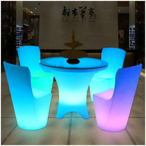led發光酒吧夜店餐桌椅 戶外公園家具 滾塑夜店KTV家具茶幾椅子 led發光酒吧夜店餐桌椅 戶外公園家具 滾塑夜店KTV家具茶幾椅子