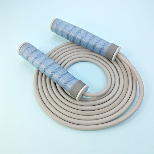 嚴選手膠負重跳繩專業健身運動專用繩子燃脂塑身鋼絲繩成人男士 嚴選手膠負重跳繩專業健身運動專用繩子燃脂塑身鋼絲繩成人男士