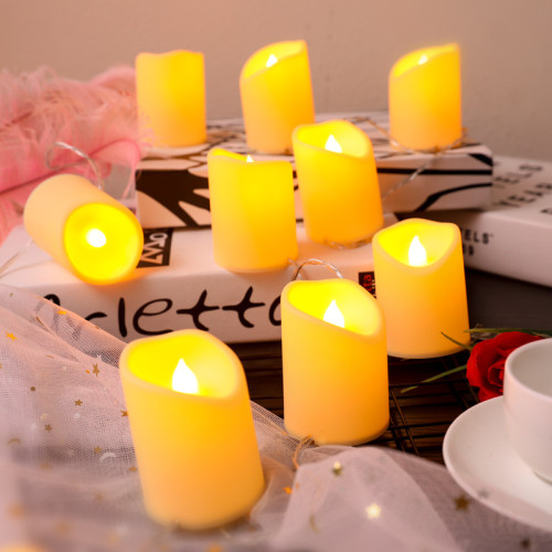 發光蠟燭LED彩燈串七夕情人節生日表白氛圍裝飾布置室內道具用品 發光蠟燭LED彩燈串七夕情人節生日表白氛圍裝飾布置室內道具用品