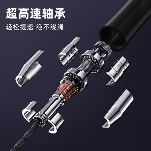 手膠吸汗帶中考健身訓練競速鋼絲有繩自鎖跳繩專用有氧 手膠吸汗帶中考健身訓練競速鋼絲有繩自鎖跳繩專用有氧