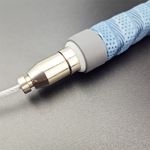 手膠吸汗帶中考健身訓練競速鋼絲有繩自鎖跳繩專用有氧 手膠吸汗帶中考健身訓練競速鋼絲有繩自鎖跳繩專用有氧