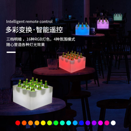 LED七彩發光酒托 KTV酒吧圓形方形紅酒托盤 LED發光托盤 LED七彩發光酒托 KTV酒吧圓形方形紅酒托盤 LED發光托盤