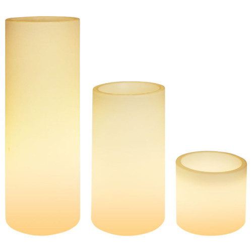 LED發光花盆智能創意冰桶景觀裝飾燈簡約遙控圓柱塑膠花盆容器 LED發光花盆智能創意冰桶景觀裝飾燈簡約遙控圓柱塑膠花盆容器