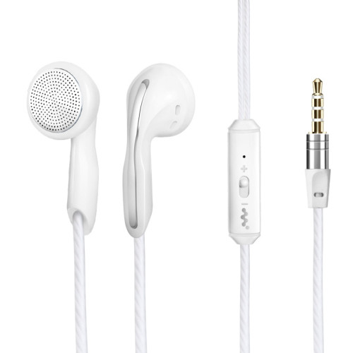耳機鋼網平耳高音質適用入耳式線控帶麥K歌遊戯立體聲美標