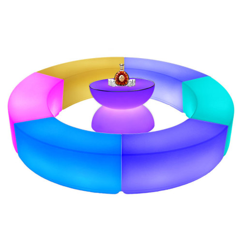 LED發光弧形長條凳子酒吧桌椅戶外休閒茶幾圓形家具沙發椅子卡座 LED發光弧形長條凳子酒吧桌椅戶外休閒茶幾圓形家具沙發椅子卡座