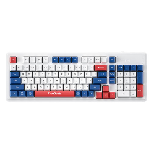 優派KW127無線鍵盤拼色98鍵電腦桌上型筆電通用24G遊戯辦公鍵盤 優派KW127無線鍵盤拼色98鍵電腦桌上型筆電通用24G遊戯辦公鍵盤