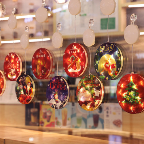 發光雪人聖誕樹掛件LED彩燈聖誕節日氛圍室內櫥窗裝飾布置吸盤燈 發光雪人聖誕樹掛件LED彩燈聖誕節日氛圍室內櫥窗裝飾布置吸盤燈