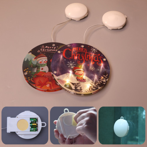 發光雪人聖誕樹掛件LED彩燈聖誕節日氛圍室內櫥窗裝飾布置吸盤燈 發光雪人聖誕樹掛件LED彩燈聖誕節日氛圍室內櫥窗裝飾布置吸盤燈