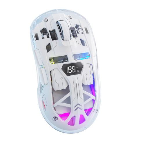 自由狼A2雙模滑鼠RGB發光2.4G無線藍牙透明遊戯電競電腦辦公滑鼠 自由狼A2雙模滑鼠RGB發光2.4G無線藍牙透明遊戯電競電腦辦公滑鼠