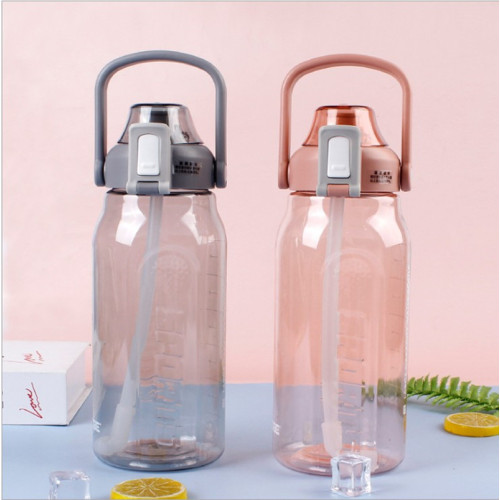 2000ML道奇戶外運動吸管水壺戶外旅行運動手提塑膠水杯 2000ML道奇戶外運動吸管水壺戶外旅行運動手提塑膠水杯