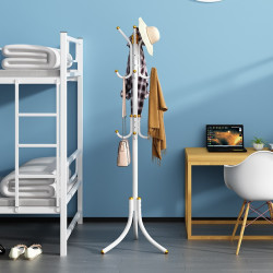 落地衣帽架家用臥室置物架客廳掛衣服架子簡易掛包架入戶收納架子