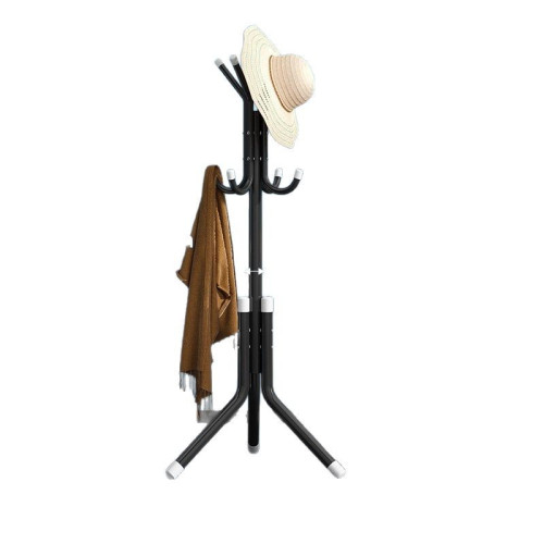 落地衣帽架家用臥室置物架客廳掛衣服架子簡易掛包架入戶收納架子 落地衣帽架家用臥室置物架客廳掛衣服架子簡易掛包架入戶收納架子