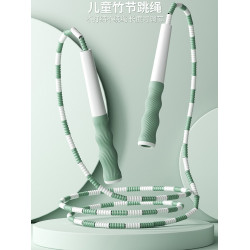 嚴選活動兒童竹節跳繩入門小學生一年級初學不打結體育用品鋼絲繩