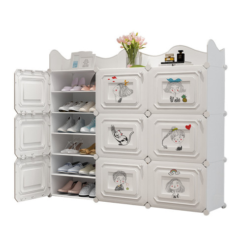 簡易鞋櫃門口放家用室內寢室好看大容量收納多層防塵經濟型鞋架子 簡易鞋櫃門口放家用室內寢室好看大容量收納多層防塵經濟型鞋架子