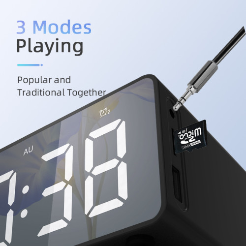 藍牙音箱新款無線充時鍾LED閙鍾音響爆款新款無線充藍牙音響 藍牙音箱新款無線充時鍾LED閙鍾音響爆款新款無線充藍牙音響