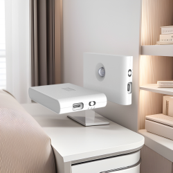 智能感應小夜燈LED紅外光感夜燈TypeC充電磁吸式無線感應小夜燈