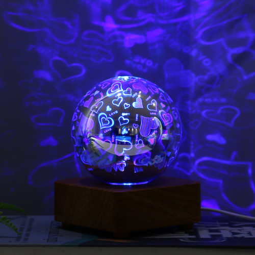 LED3D愛心小夜燈聖誕節日浪漫氛圍小台燈USB夢幻魔方氛圍燈床頭燈 LED3D愛心小夜燈聖誕節日浪漫氛圍小台燈USB夢幻魔方氛圍燈床頭燈