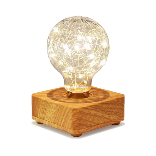 LED小夜燈氛圍台燈銅線燈臥室客房書房溫馨USB充電隨身攜帶小台燈 LED小夜燈氛圍台燈銅線燈臥室客房書房溫馨USB充電隨身攜帶小台燈