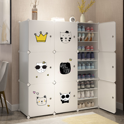 鞋架宿舍簡易門口多層防塵家用室內好看經濟型收納臥室小型鞋櫃子 鞋架宿舍簡易門口多層防塵家用室內好看經濟型收納臥室小型鞋櫃子