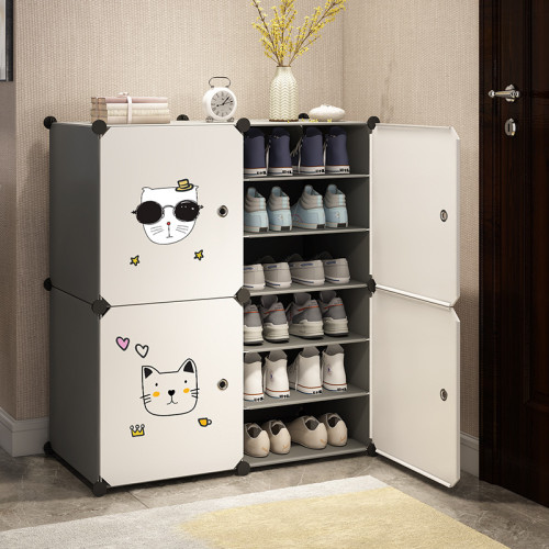 鞋架宿舍簡易門口多層防塵家用室內好看經濟型收納臥室小型鞋櫃子 鞋架宿舍簡易門口多層防塵家用室內好看經濟型收納臥室小型鞋櫃子
