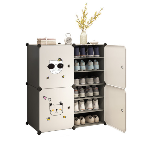 鞋架宿舍簡易門口多層防塵家用室內好看經濟型收納臥室小型鞋櫃子 鞋架宿舍簡易門口多層防塵家用室內好看經濟型收納臥室小型鞋櫃子