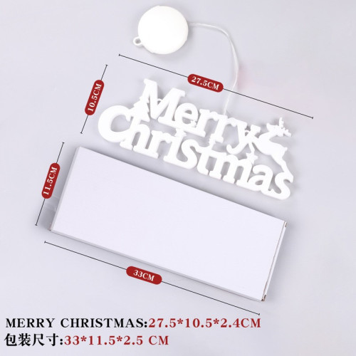 霓虹燈新款聖誕節裝飾聖誕樹掛件LED彩燈聖誕花環字母燈chrismas 霓虹燈新款聖誕節裝飾聖誕樹掛件LED彩燈聖誕花環字母燈chrismas