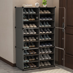 簡易鞋架子家用門口臥室多層防塵收納經濟型宿舍組裝鞋櫃室內入戶
