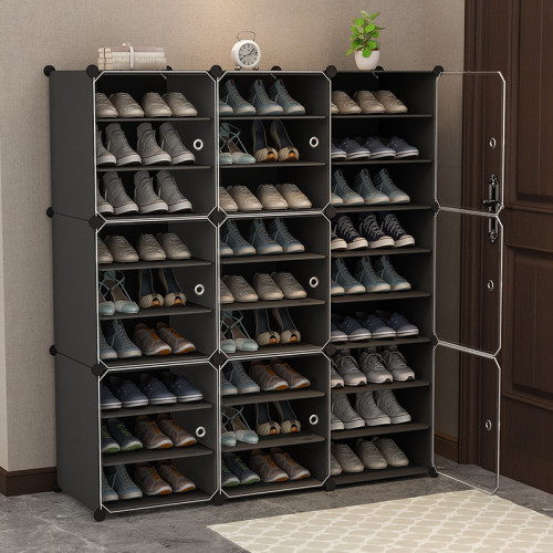 簡易鞋架子家用門口臥室多層防塵收納經濟型宿舍組裝鞋櫃室內入戶 簡易鞋架子家用門口臥室多層防塵收納經濟型宿舍組裝鞋櫃室內入戶