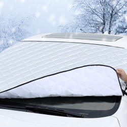 汽車遮雪擋前擋風玻璃防凍罩汽車夏季遮陽擋防霜蓋布冬季防雪加厚