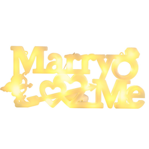 發光marry me字母led彩燈牌擺件室內桌面七夕節求婚表白布置裝飾 發光marry me字母led彩燈牌擺件室內桌面七夕節求婚表白布置裝飾