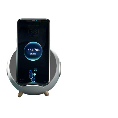 無線充智能藍音響擺件手機支架電腦插內存卡U盤禮品藍牙音箱 無線充智能藍音響擺件手機支架電腦插內存卡U盤禮品藍牙音箱