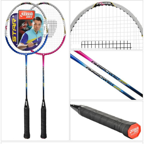 紅雙喜DHS羽毛球拍3020鋁合金一體男女對拍套裝家庭娛樂比賽訓練 紅雙喜DHS羽毛球拍3020鋁合金一體男女對拍套裝家庭娛樂比賽訓練