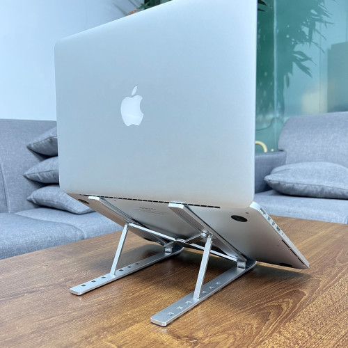 陽極氧化鋁合金筆電支架折曡可攜式散熱升降桌面平板電腦散熱支架 陽極氧化鋁合金筆電支架折曡可攜式散熱升降桌面平板電腦散熱支架