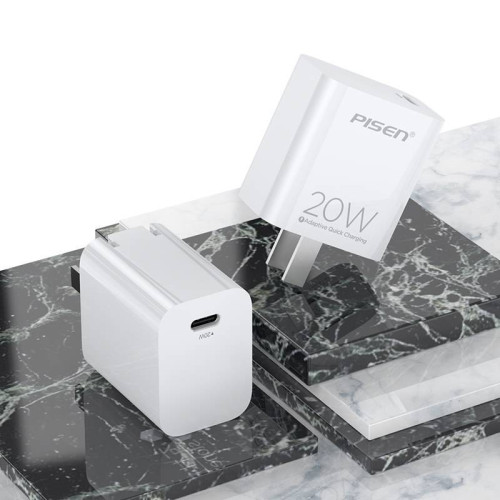 品勝20W充電器頭PD快充頭typec折曡插頭適用蘋果手機iPad平板通用 品勝20W充電器頭PD快充頭typec折曡插頭適用蘋果手機iPad平板通用