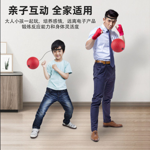 頭戴式拳擊反應速度球家用打拳搏擊訓練球解壓髮泄球魔力球 頭戴式拳擊反應速度球家用打拳搏擊訓練球解壓髮泄球魔力球