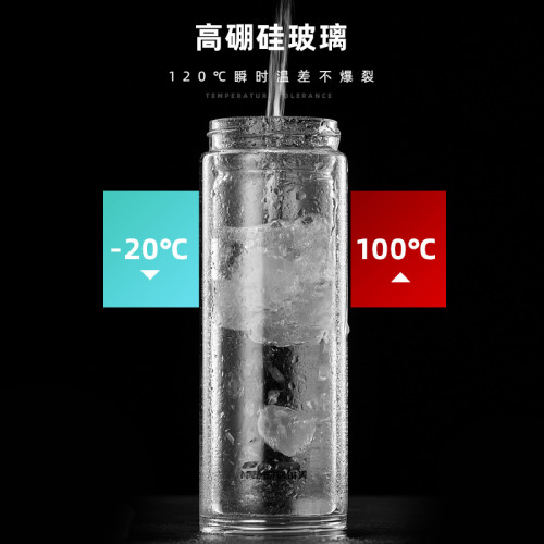 雙層隔熱玻璃杯茶水分離水杯耐高溫大容量高檔家用新款男士泡茶杯 雙層隔熱玻璃杯茶水分離水杯耐高溫大容量高檔家用新款男士泡茶杯