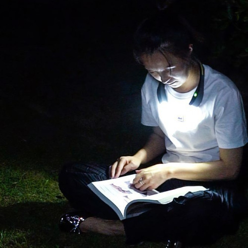 探美新款無頭燈帶可攜式兩用頭燈 Type-C充電戶外跑步釣魚燈 掛脖燈