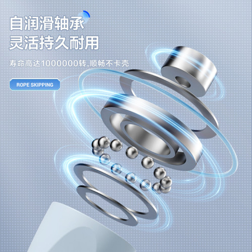 致佳跳繩成人款兩用負重軸承無繩跳繩器室內運動靜音大球跳繩