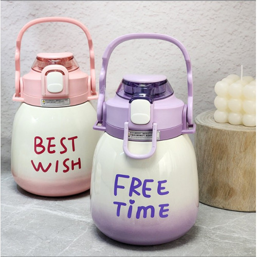 大肚保溫杯女生高顔值ins簡約大容量杯子316不鏽鋼水杯便捷吸管杯 大肚保溫杯女生高顔值ins簡約大容量杯子316不鏽鋼水杯便捷吸管杯