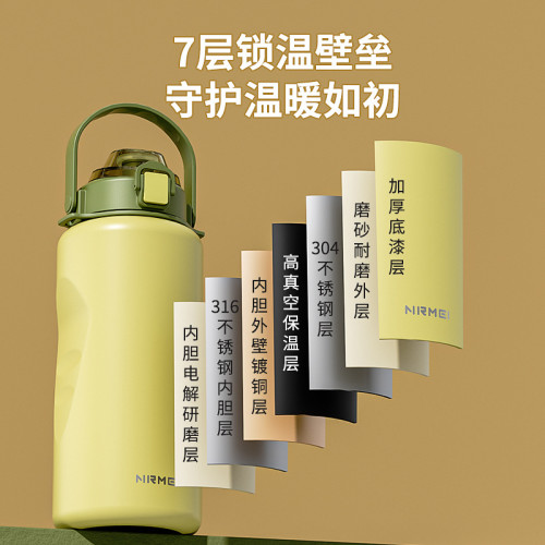 316不鏽鋼保溫杯大容量女生高顔值戶外可攜式吸管學生水杯刻字 316不鏽鋼保溫杯大容量女生高顔值戶外可攜式吸管學生水杯刻字