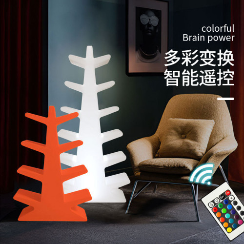 發光書架落地置物架家用客廳簡易兒童書本架樹形書桌面收納架子 發光書架落地置物架家用客廳簡易兒童書本架樹形書桌面收納架子