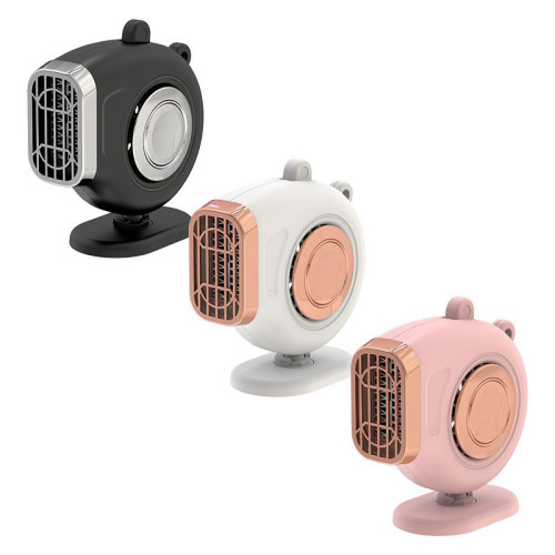 小太陽車用暖風機 12V/24V車用取暖器汽車創意速熱迷你熱風扇