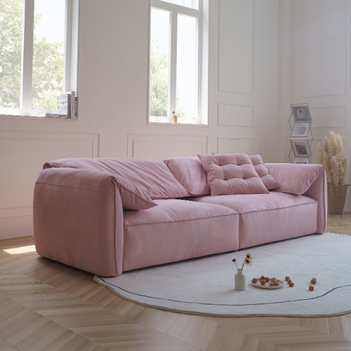 彿山沙發baxter大象耳朵沙發客廳直排磨砂真皮沙發家具 彿山沙發baxter大象耳朵沙發客廳直排磨砂真皮沙發家具