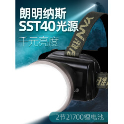 雅尼736S頭燈led強光充電超亮頭戴式手電筒21700鋰電戶外釣魚礦燈