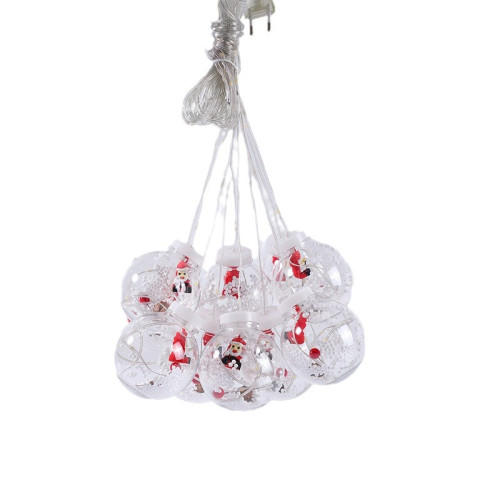 聖誕許願球窗簾燈LED膠皮線裝飾燈房間裝飾滿天星彩燈燈串 聖誕許願球窗簾燈LED膠皮線裝飾燈房間裝飾滿天星彩燈燈串