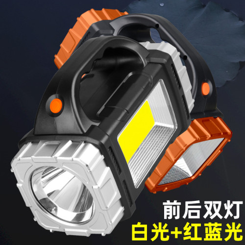 新款多功能手提燈強光手電筒戶外太陽能充電LED照明燈可攜式探照燈 新款多功能手提燈強光手電筒戶外太陽能充電LED照明燈可攜式探照燈