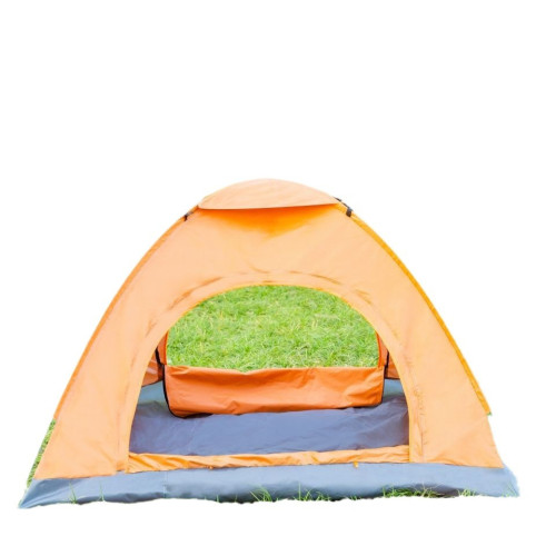 帳篷戶外露營野營全自動加厚3-4人單人沙灘帳篷露營防風防曬防蚊