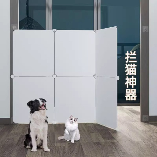 寵物圍欄狗狗擋板防貓咪門欄桿網免打孔隔離門口柵段陽台護欄室內 寵物圍欄狗狗擋板防貓咪門欄桿網免打孔隔離門口柵段陽台護欄室內