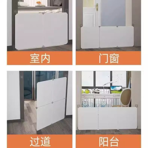 寵物圍欄狗狗擋板防貓咪門欄桿網免打孔隔離門口柵段陽台護欄室內 寵物圍欄狗狗擋板防貓咪門欄桿網免打孔隔離門口柵段陽台護欄室內
