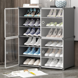 簡易鞋架子門口家用多層新款現代簡約爆款大容量防塵收納宿舍臥室